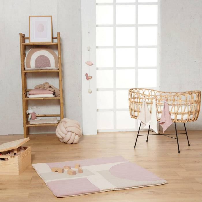 Nordic Coast Company Krabbeldecke Musselin Altrosa Neueste Stile