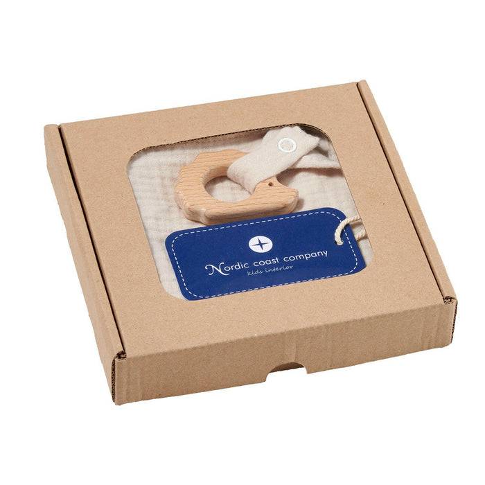 Nordic Coast Company Kuscheltuch Musselin Igel Sand Letzter Tag