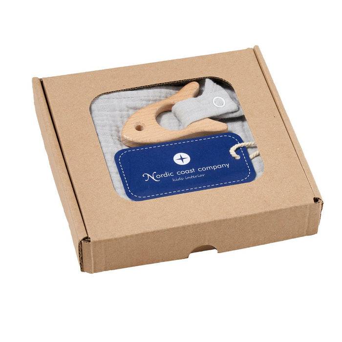 Nordic Coast Company Kuscheltuch Musselin Rakete Grau Zeitbegrenzte Promotion