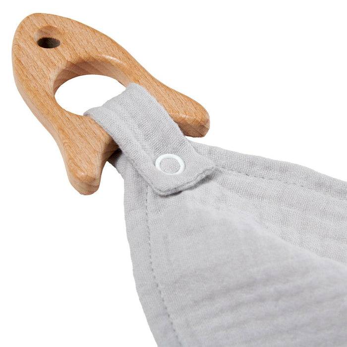 Nordic Coast Company Kuscheltuch Musselin Rakete Grau Zeitbegrenzte Promotion