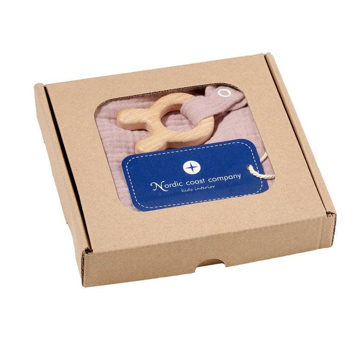 Nordic Coast Company Kuscheltuch Musselin Hase Rosa Bis zu 50% Rabatt