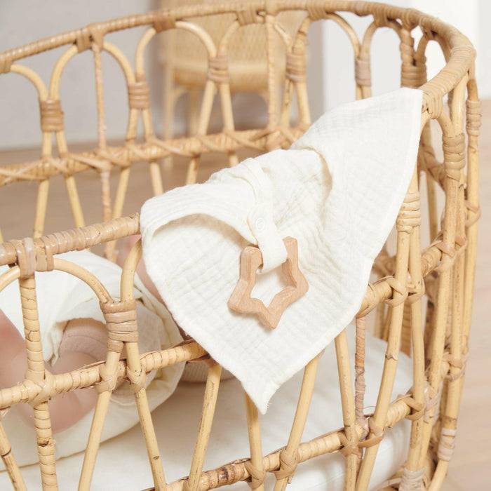 Nordic Coast Company Kuscheltuch Musselin Stern Natur Bis zu 60% Rabatt