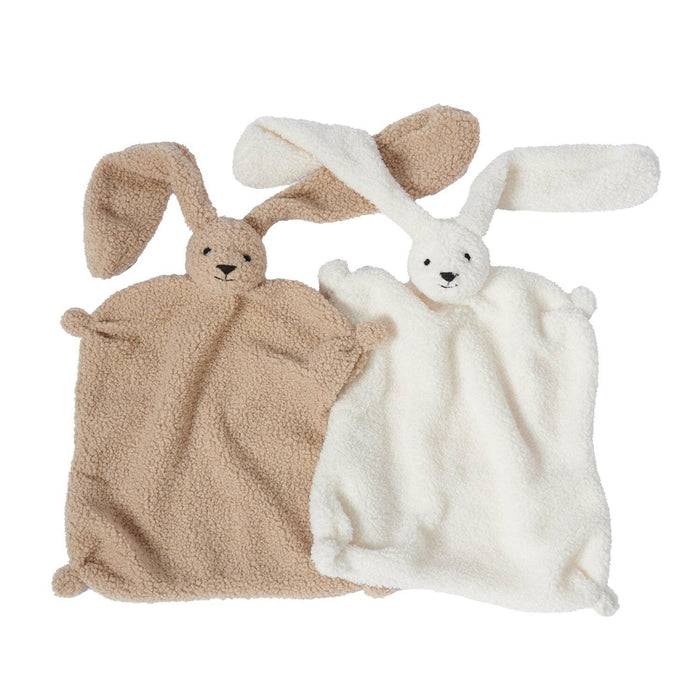 Nordic Coast Company Schnuffeltuch Hase Teddy Natur Vierteljährliche Förderung