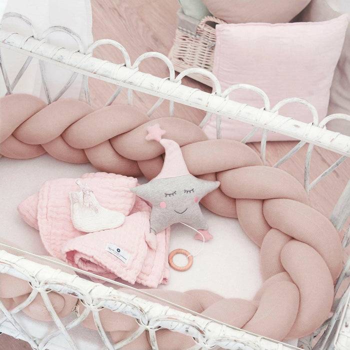 Nordic Coast Company Bettschlange geflochten Rosa Strick XL Schmal Discount Store für neue Produkte