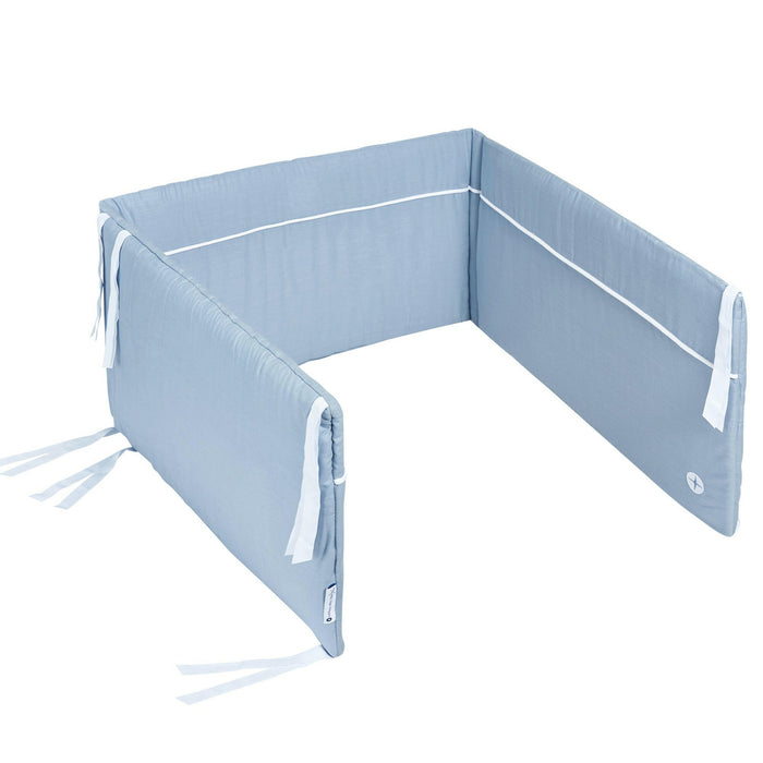 Nordic Coast Company Baby Bettnestchen Blau Grau Meist gekauft