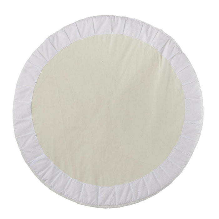 Nordic Coast Company Teddy Krabbeldecke Creme Sonderangebot