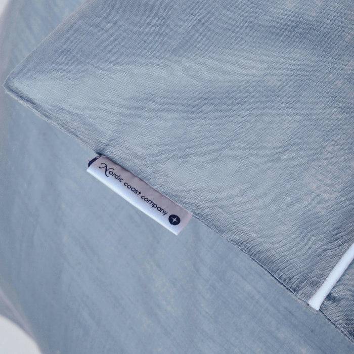 Nordic Coast Company Babybettwäsche Blau Grau Begrenztes Angebot