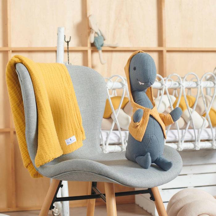 Nordic Coast Company Kuscheltier Musselin Dino Henry Tägliche Deals
