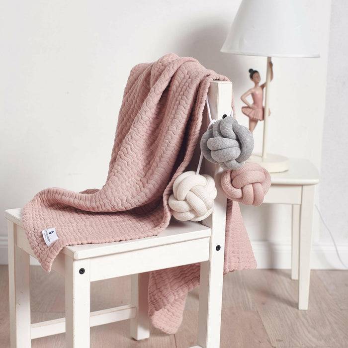 Nordic Coast Company Babygym Anhänger Set Knoten Rosa Wochenangebot