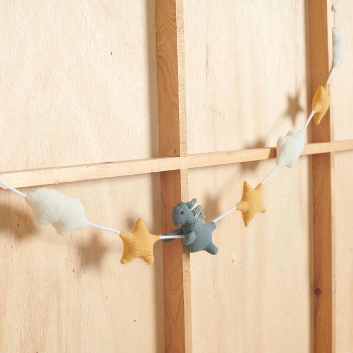 Nordic Coast Company Wandgirlande Musselin Dino Large Letzte 2 Tage