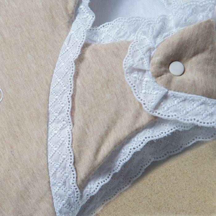 Nordic Coast Company Baby Schlafsack Beige Spitze Kostenloser Versand international