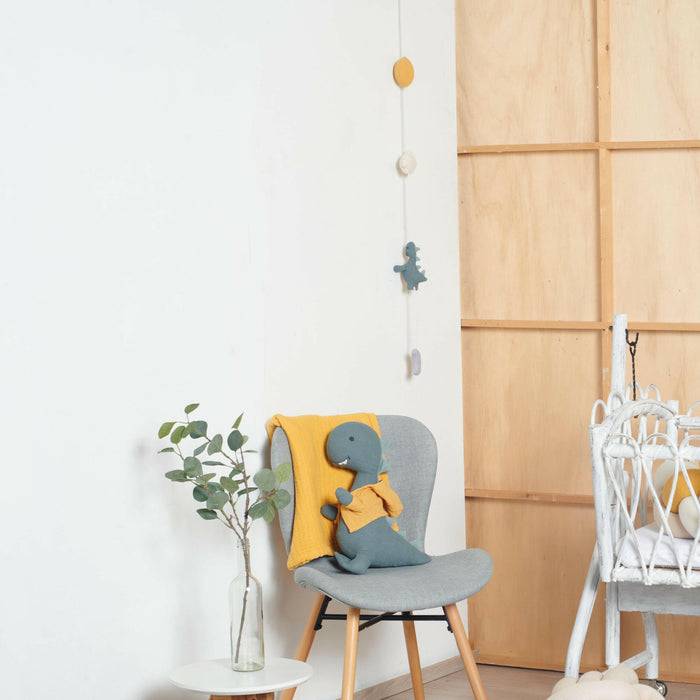 Nordic Coast Company Wandgirlande Musselin Dino Small Fabrikladen