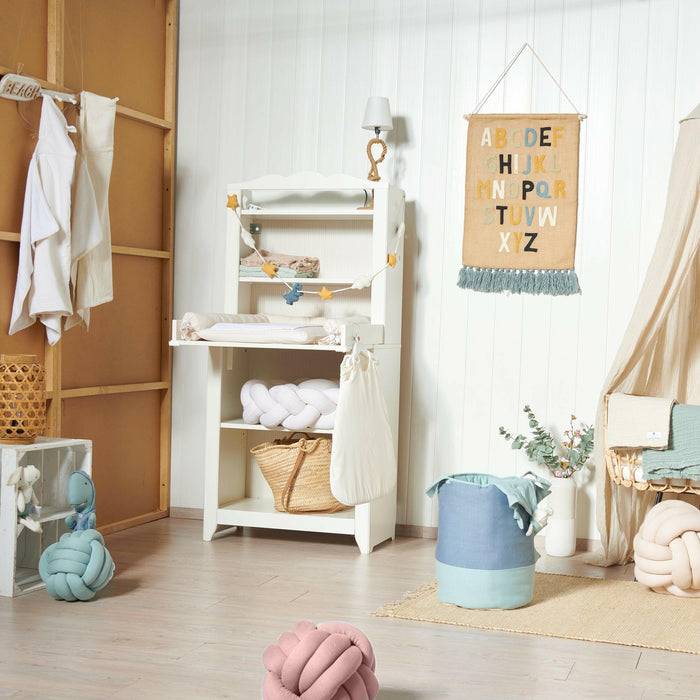 Nordic Coast Company Knotenkissen Jersey Rosa Exklusivangebot