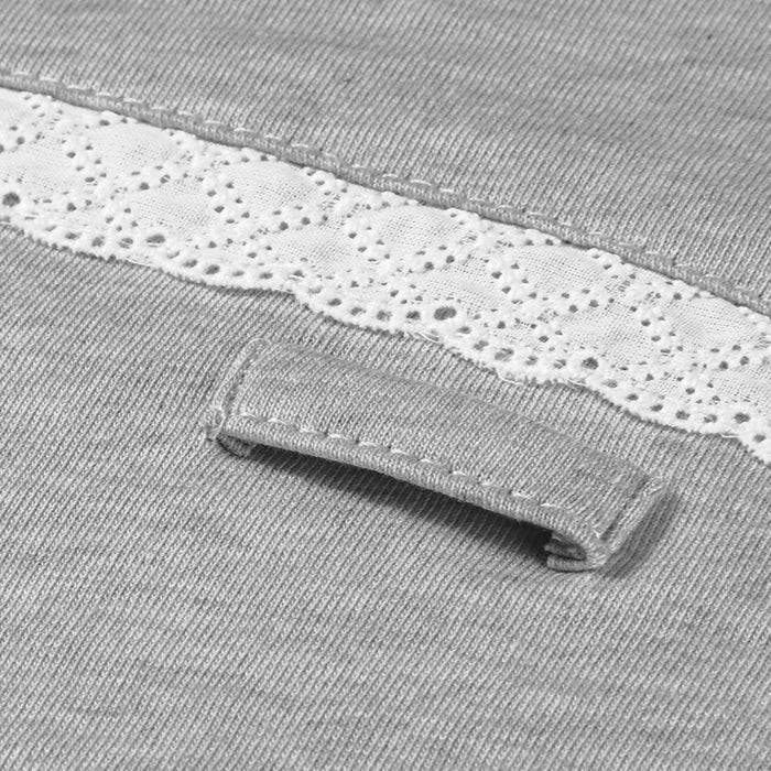 Nordic Coast Company Wickelauflage Grau Spitze Lagerräumung