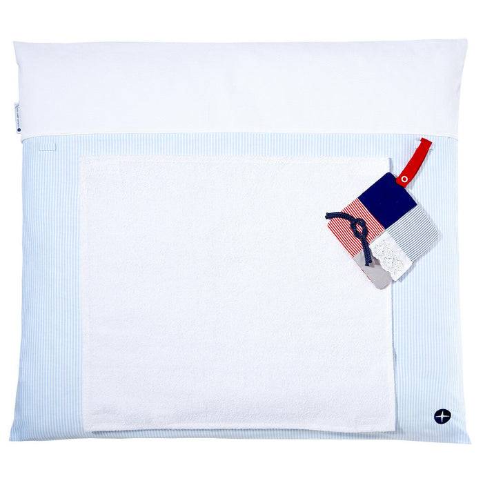 Nordic Coast Company Wickelauflage Blau Exklusive Angebote