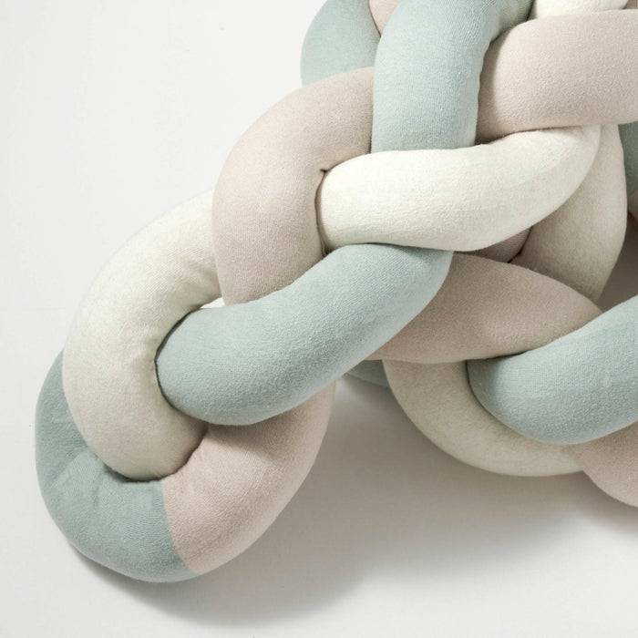 Nordic Coast Company Bettschlange geflochten Trio Mint Kostenlose Rückgabe