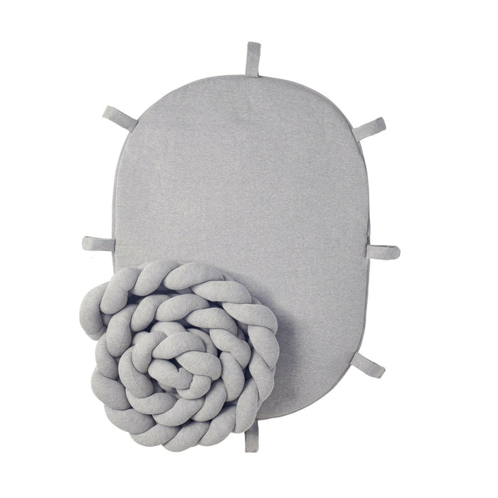 Nordic Coast Company Baby Nest geflochten Grau JETZT KAUFEN