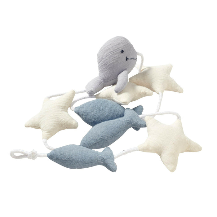 Nordic Coast Company Wandgirlande Musselin Wal Large Discount Store für neue Produkte