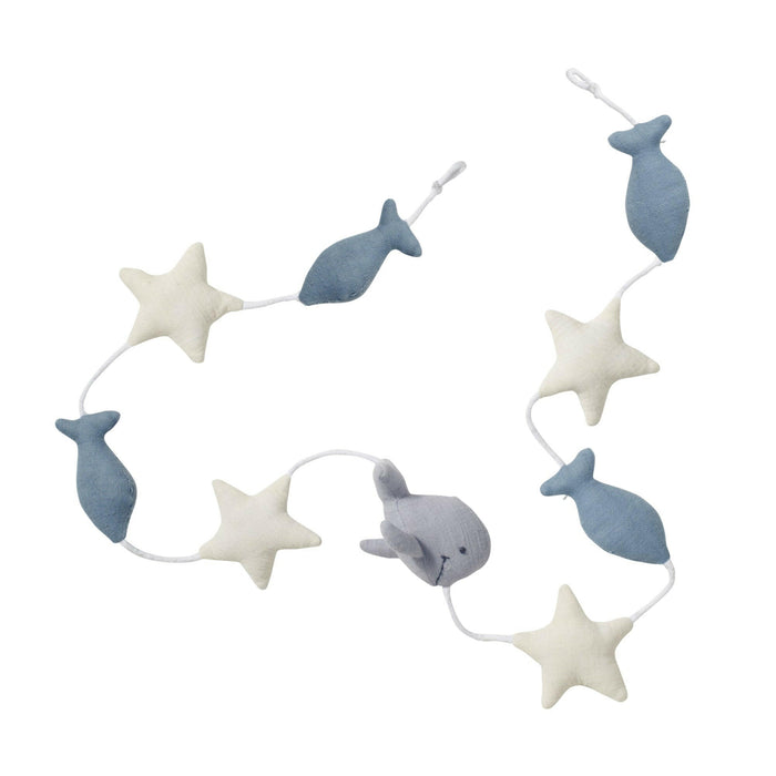 Nordic Coast Company Wandgirlande Musselin Wal Large Discount Store für neue Produkte