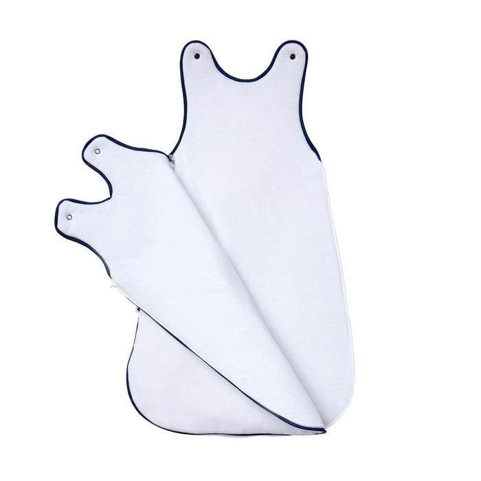 Nordic Coast Company Baby Schlafsack Weiß-Blau Outlet