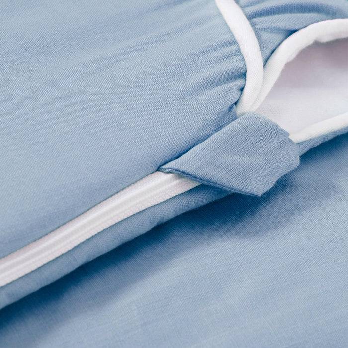 Nordic Coast Company Baby Schlafsack Blau Grau Hotsell