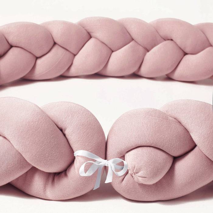 Nordic Coast Company Bettschlange geflochten Rosa Jersey Valentinstagsangebot