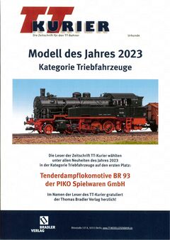 Piko TT Dampflok BR 93.0 DR III Artikelnummer: 47130 Begrenztes Angebot