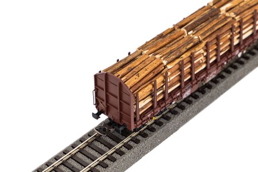 Piko Stammholztransportwagen Roos-t642 mit Holzladung RSBG VI Artikelnummer: 24610 Zeitbegrenzte Promotion