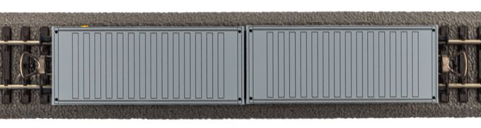 Piko Containertragwagen DR IV 2 x 20' Container "VEB PIKO" Artikelnummer: 27709 Neuheiten
