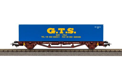 Piko Containertragwagen GTS FS V 1x40' Container Artikelnummer: 27700 Preisnachlass