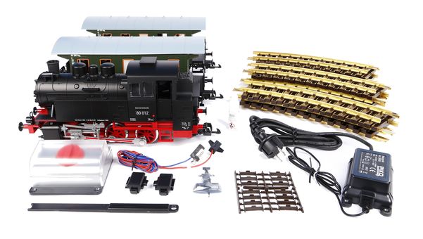 Piko G Start-Set Personenzug BR 80 (inkl. Sound+Dampf) Artikelnummer: 37125 Bis zu 50% Rabatt