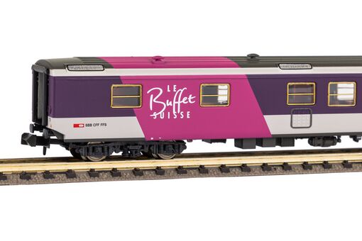 Piko N-Personenwagen EW I-Wagen Speisewagen "Calanda Land" SBB IV Artikelnummer: 94382 Kostenloser Versand international