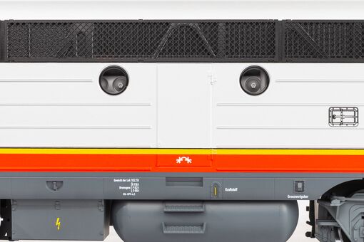 Piko G Diesellokomotive NoHAB Strabag V Artikelnummer: 37450 Speichern exportieren
