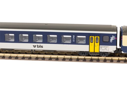Piko N 2er Set EW I 1./2. Klasse + Steuerwagen BDt BLS V Artikelnummer: 94460 Fabrik Onlineshop