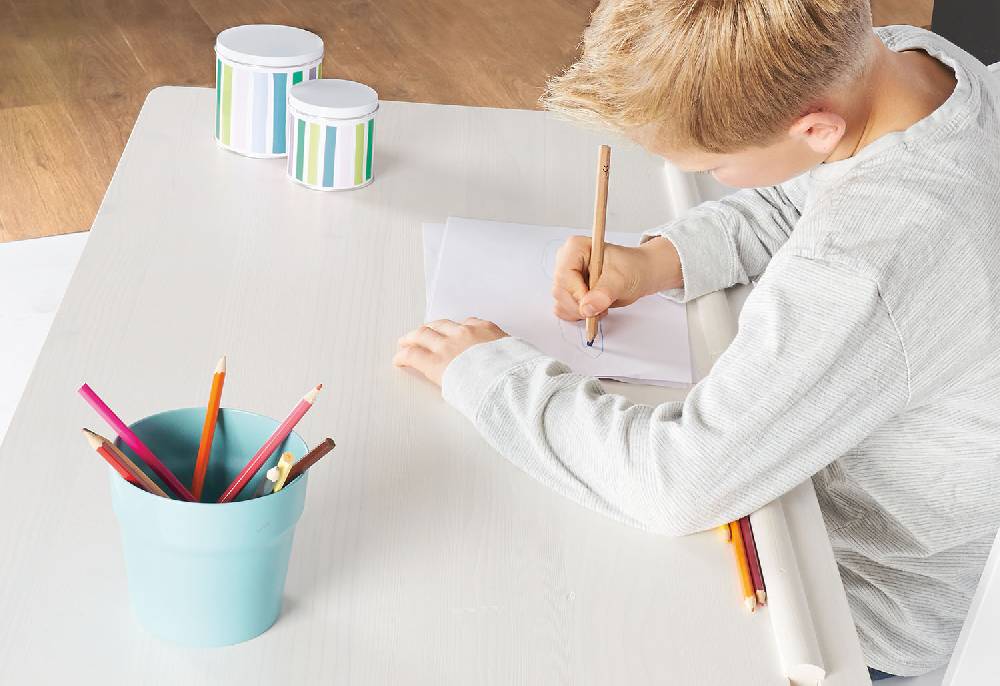 Pinolino Kinderschreibtisch 'Lena', weiß lasiert Top Angebot