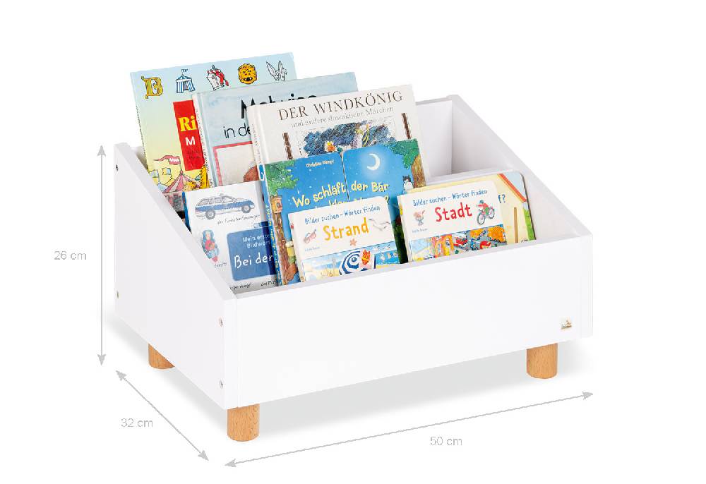 Pinolino Kinderbücherregal 'Ando', weiß Vierteljährliche Förderung