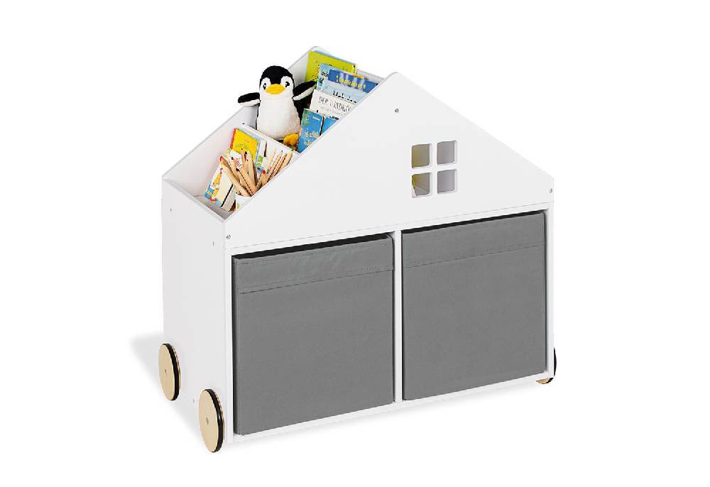 Pinolino Kinderbücherregal mit Rollen 'Hus', weiß Discount Store für neue Produkte