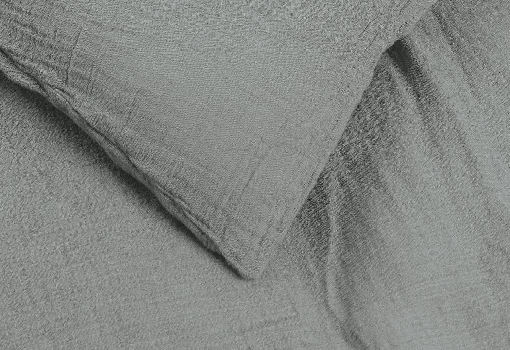 Pinolino Musselin-Bettwäsche für Kinderbetten, grau, 2-tlg Online Outlet