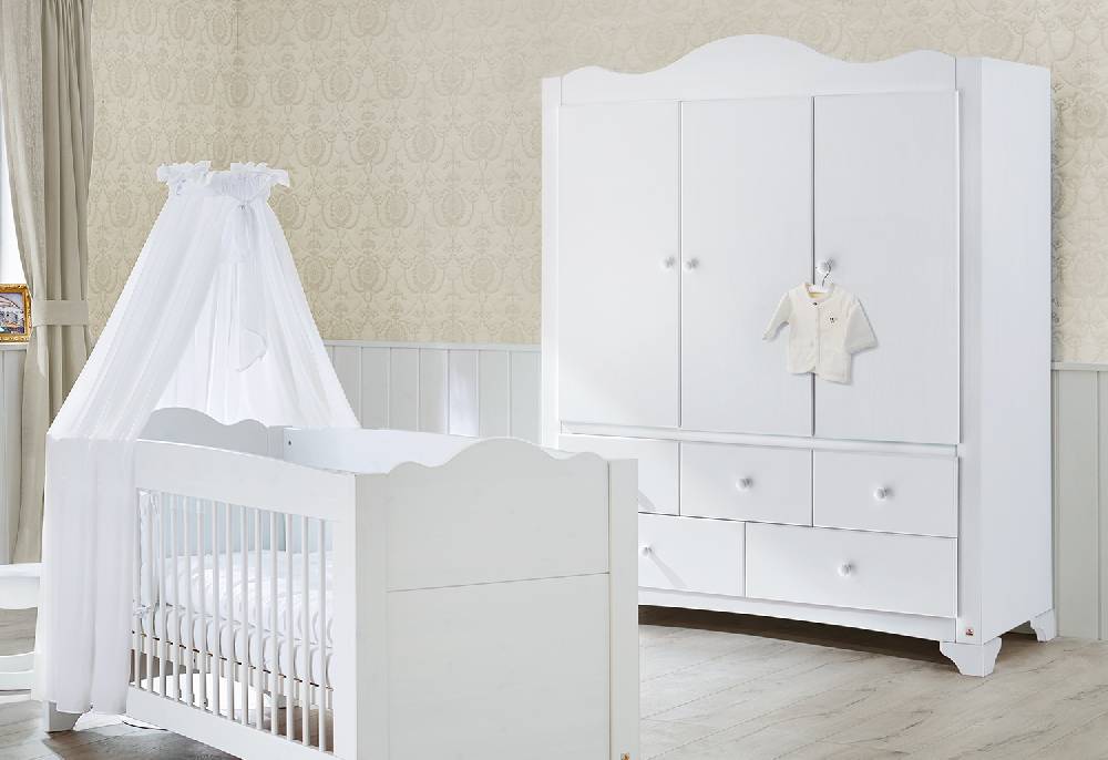 Pinolino Kleiderschrank 'Pino' groß mit 3 Türen - Auslaufartikel Versandkostenfrei