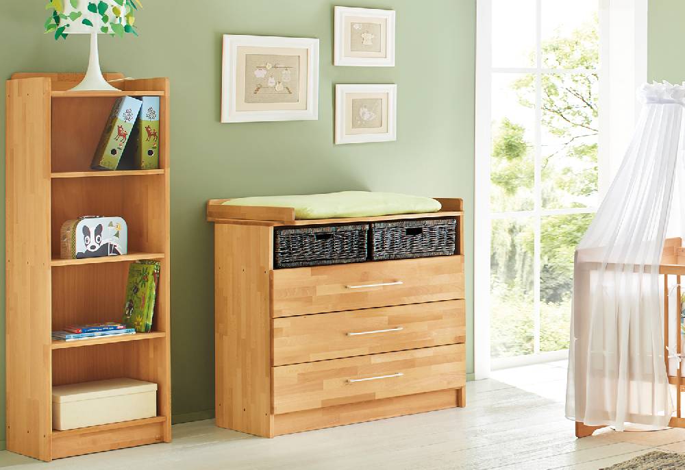 Pinolino Wickelkommode 'Natura' breit - Qualitätsmuster Cyber Monday