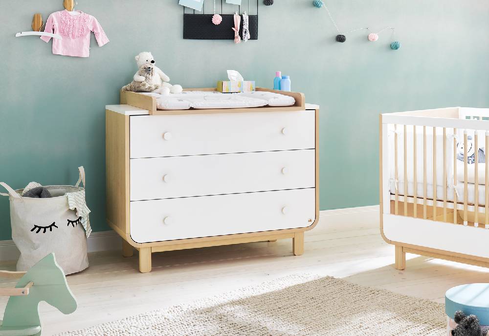 Pinolino Wickelkommode 'Round' breit - 2. Wahl Heißer Verkauf