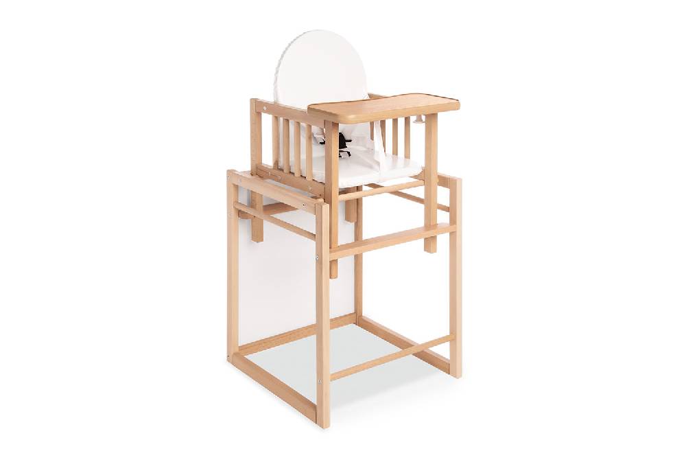 Pinolino Kombihochstuhl 'Lene', klar lackiert - 2. Wahl Exklusive Angebote