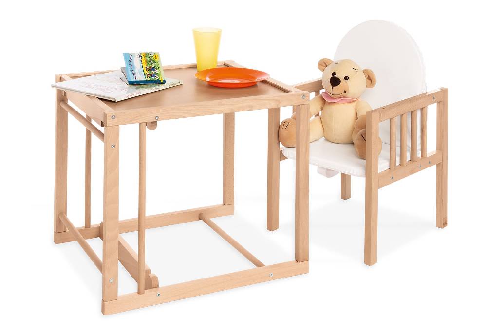 Pinolino Kombihochstuhl 'Lene', klar lackiert - 2. Wahl Exklusive Angebote