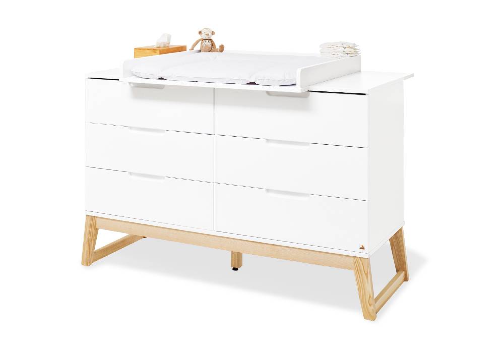 Pinolino Kinderzimmer-Set 'Bridge' extrabreit inkl. Wandregal, 3-tlg. - Auslaufartikel Begrenzte Freigabe