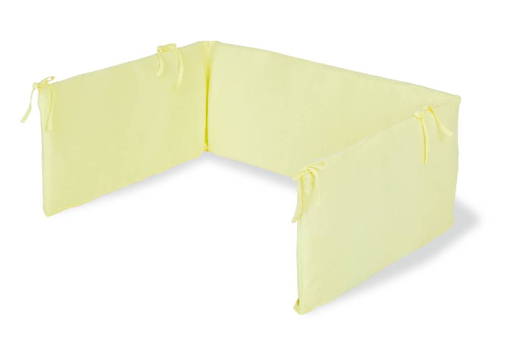 Pinolino Frottee-Nestchen für Kinderbetten, lemon - Auslaufartikel