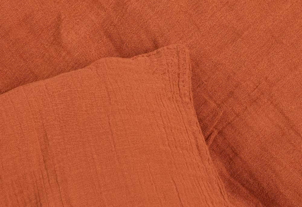 Pinolino Musselin-Bettwäsche für Kinderbetten, rot, 2-tlg. - Auslaufartikel Hotsell