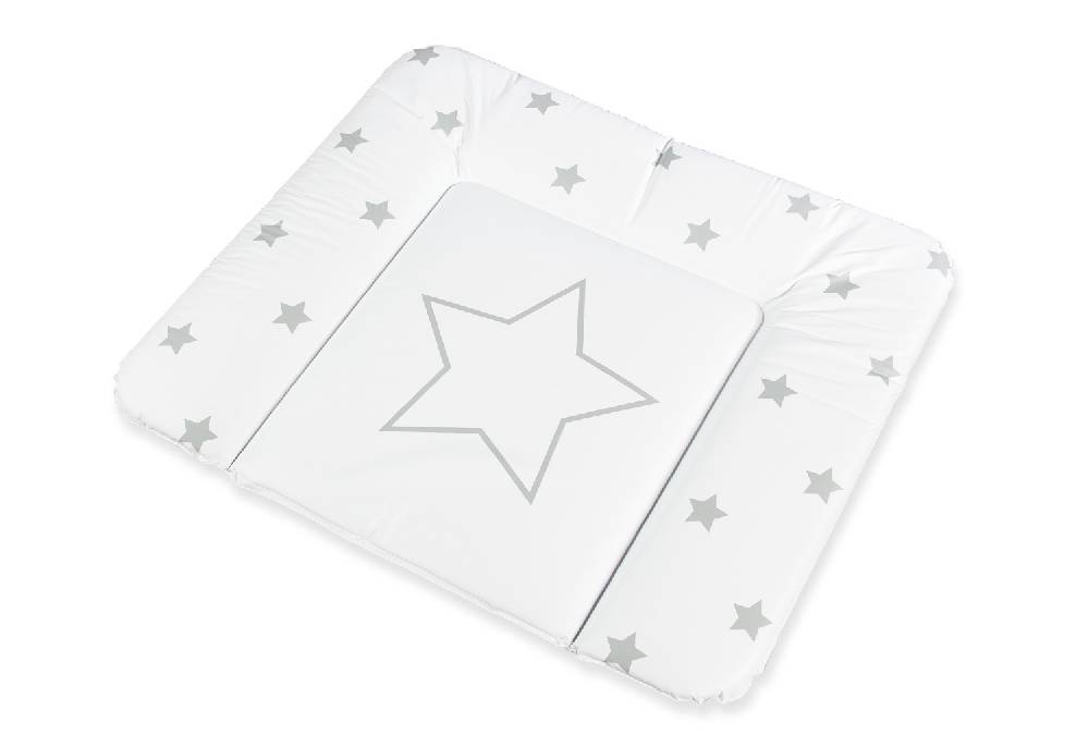Pinolino Wickelauflage 'Sternchen', grau - Auslaufartikel