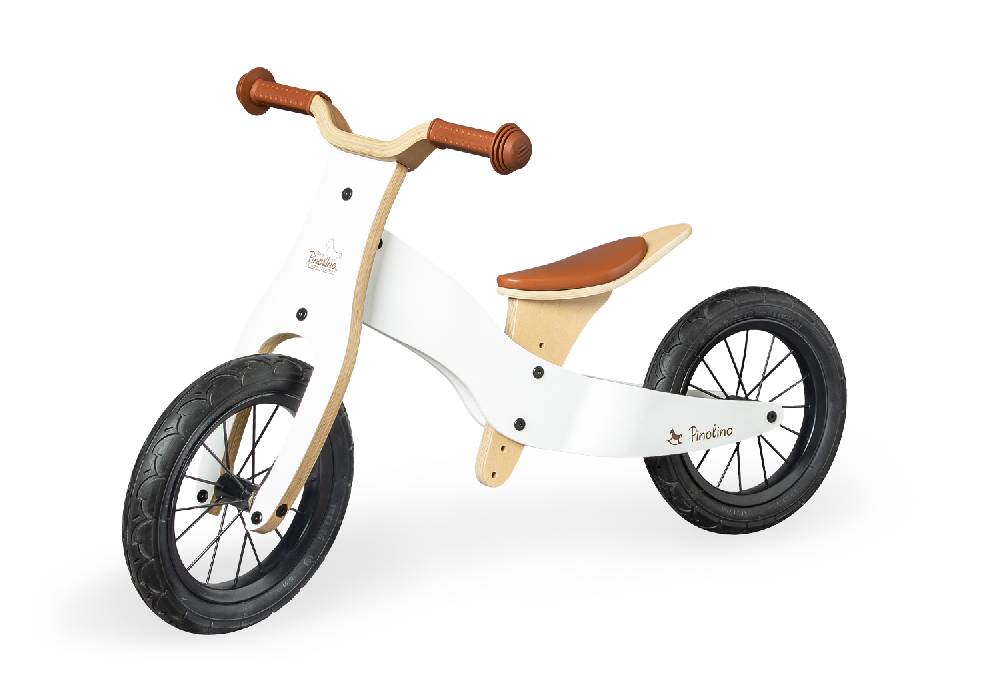 Pinolino Laufdreirad 'Oskar', weiß/natur - Auslaufartikel Blitzverkäufe