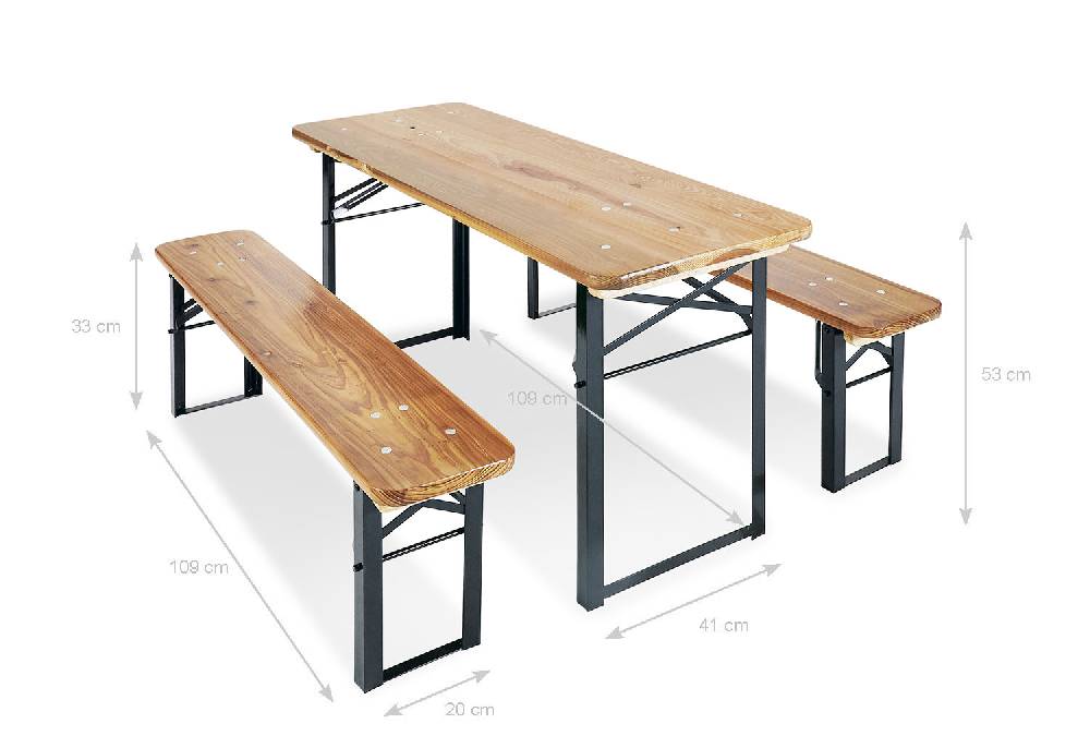 Pinolino Kinderfestzeltgarnitur 'Sepp', 3-tlg. - Schnäppchenartikel Sonderangebot