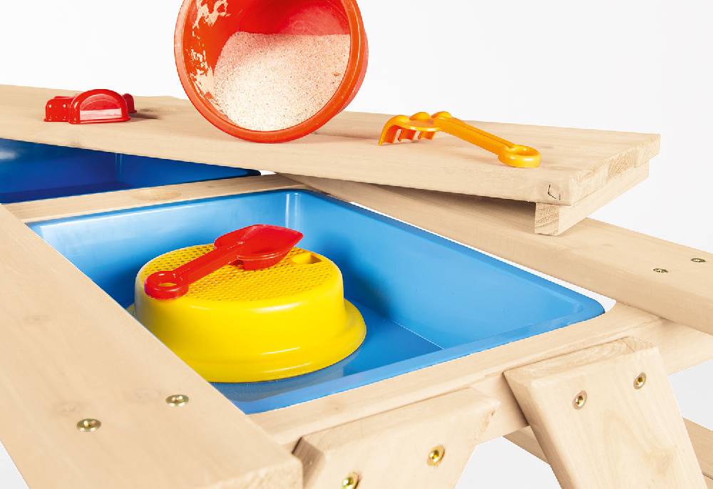 Pinolino Kindersitzgarnitur 'Matsch-Nicki für 4', natur - 2. Wahl Preisnachlass